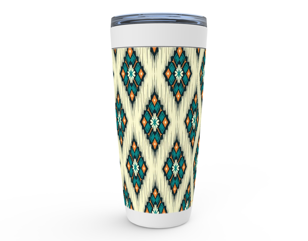 Cowgirl Roots™ Southwestern Diamond Tumbler 20oz Stainless Steel Insulated Hot and Cold Travel Mugs