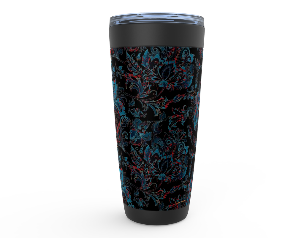 Cowgirl Roots™ Vintage Royalty Blossoms Tumbler 20oz Stainless Steel Insulated Hot and Cold Travel Mugs