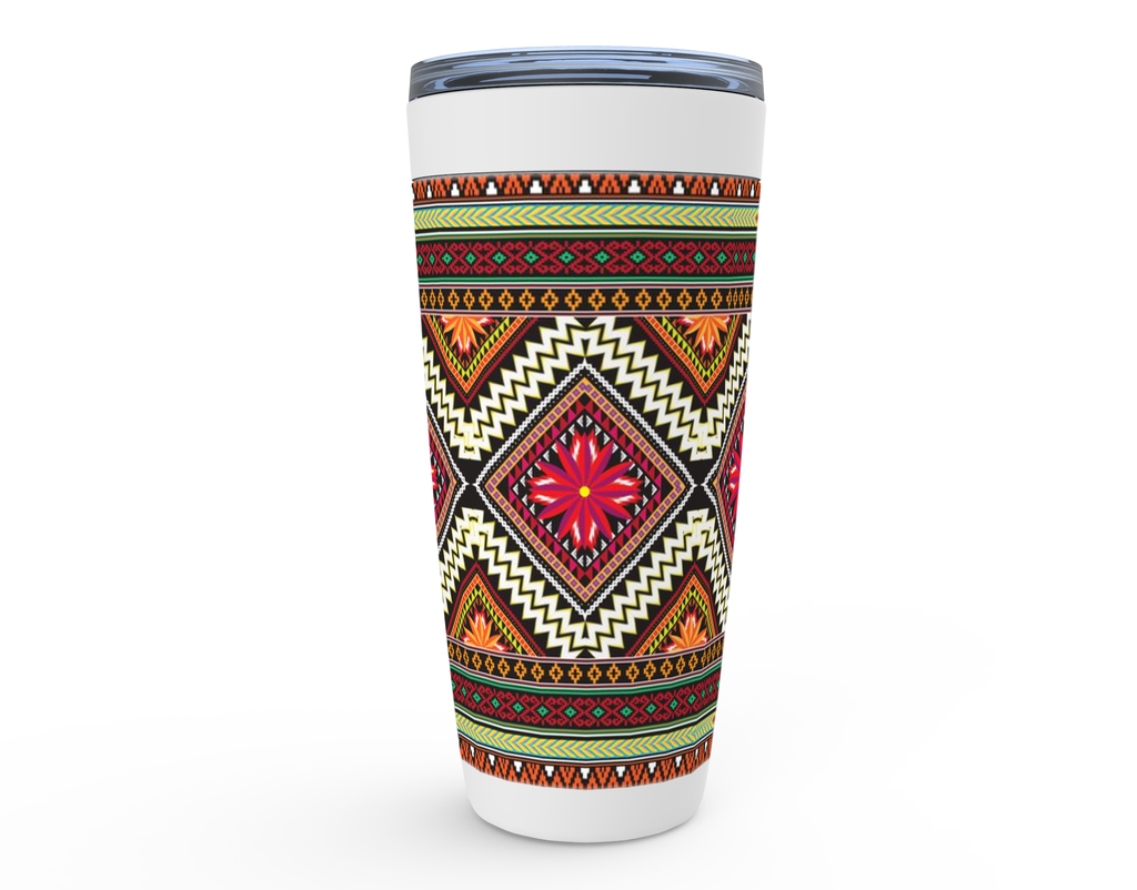 Cowgirl Roots™ Lolei Tropical Flower Tumbler 20oz Stainless Steel Insulated Hot and Cold Travel Mugs