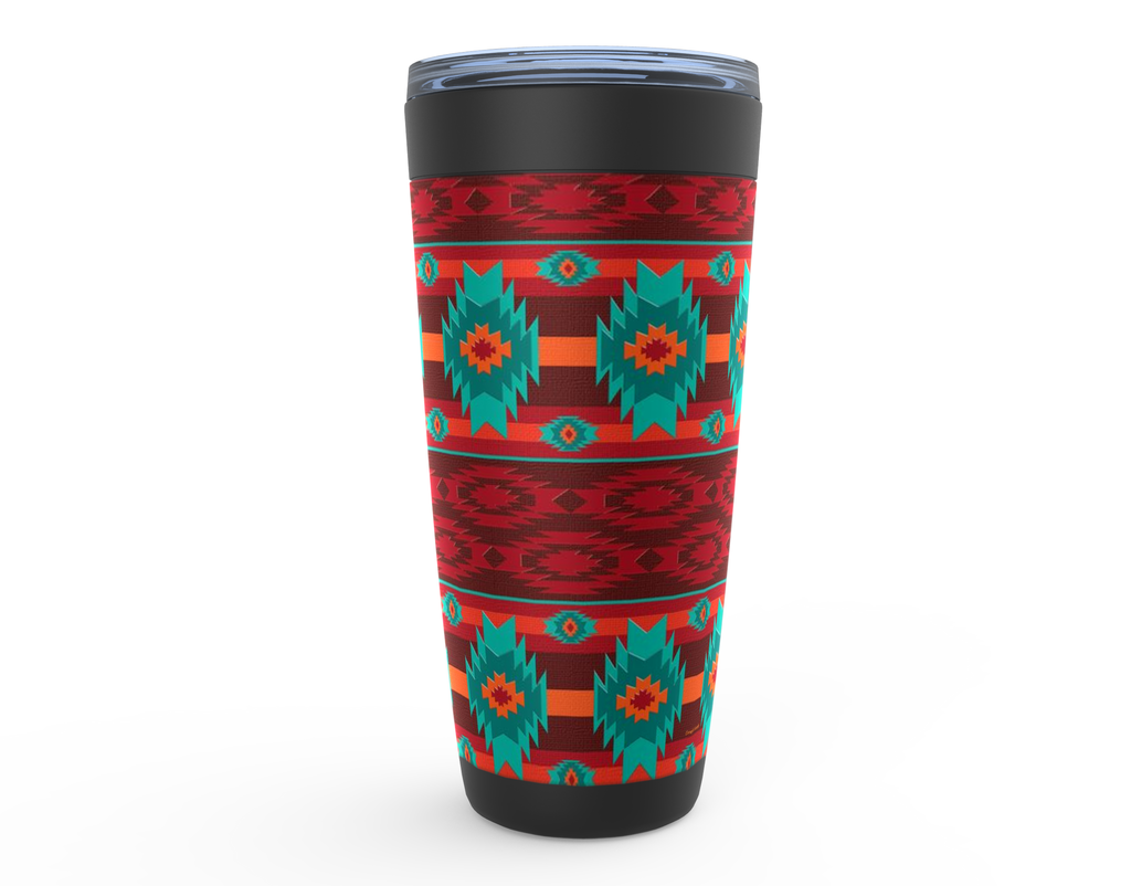 Cowgirl Roots™ Southwestern Red Tumbler 20oz Stainless Steel Insulated Hot and Cold Travel Mugs