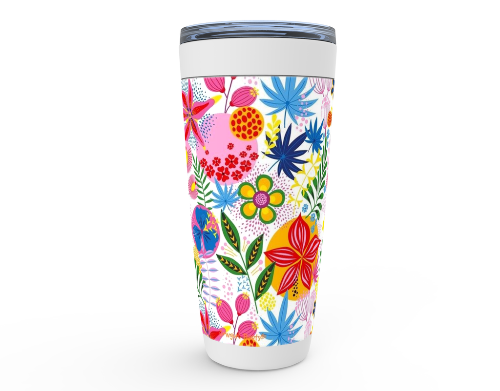 Cowgirl Roots™ Spring Flower Tumbler 20oz Stainless Steel Insulated Hot and Cold Travel Mugs