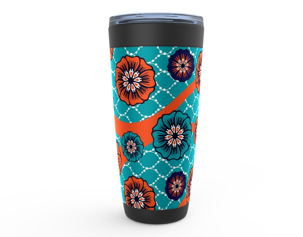 Cowgirl Roots™ Bohemian Blossom Design Tumbler 20oz Stainless Steel Insulated Hot and Cold Travel Mugs