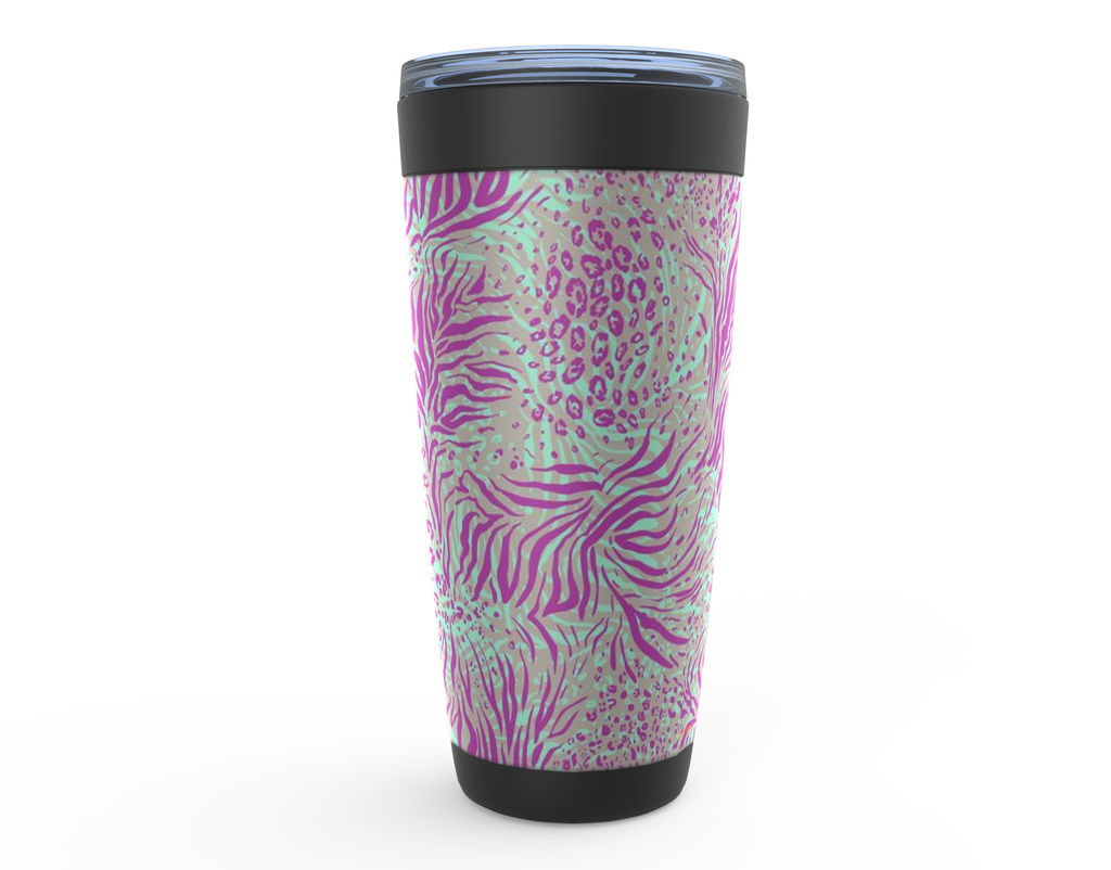 Cowgirl Roots™ Tribal Jungle Tumbler 20oz Stainless Steel Insulated Hot and Cold Travel Mugs