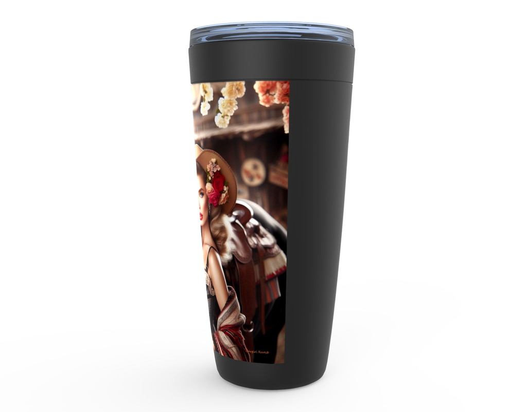 Cowgirl Roots™ Stallion Jane Tumbler 20oz Stainless Steel Insulated Hot and Cold Travel Mugs