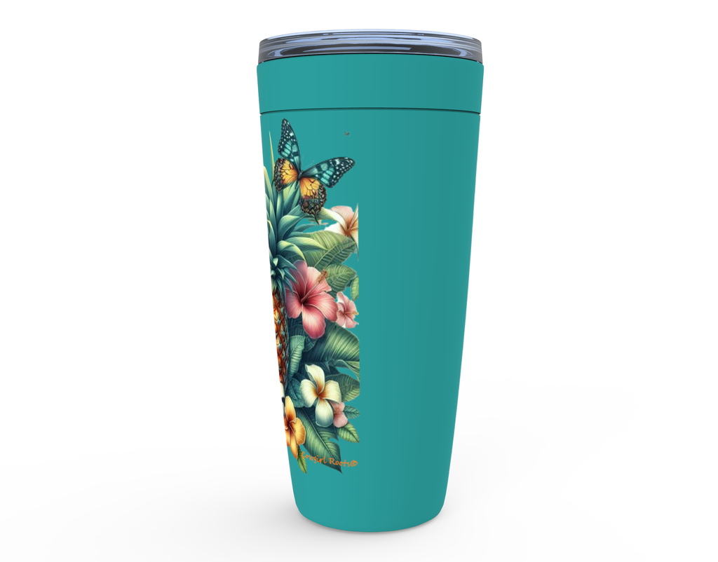 Cowgirl Roots™ Pineapple Express Tumbler 20oz Stainless Steel Insulated Hot and Cold Travel Mugs