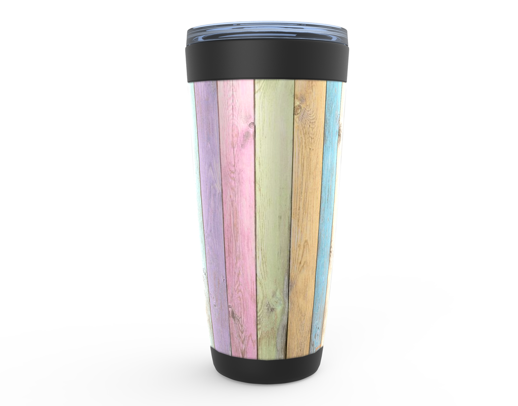 Cowgirl Roots™ Pastel Fence Tumbler 20oz Stainless Steel Insulated Hot and Cold Travel Mugs