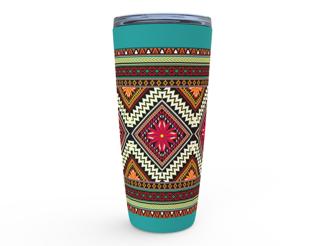 Cowgirl Roots™ Lolei Tropical Flower Tumbler 20oz Stainless Steel Insulated Hot and Cold Travel Mugs