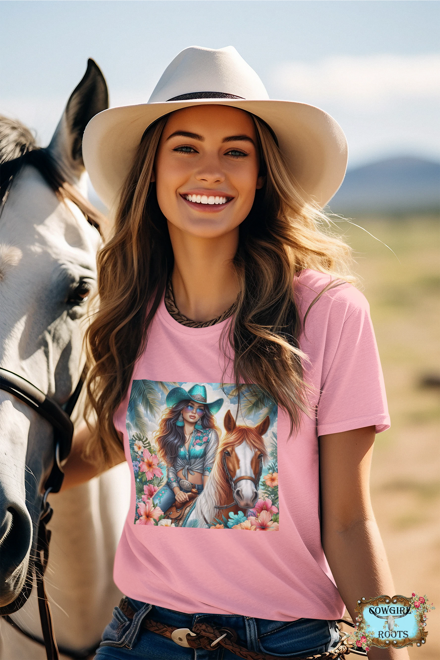 Cowgirl Tropics T Shirts