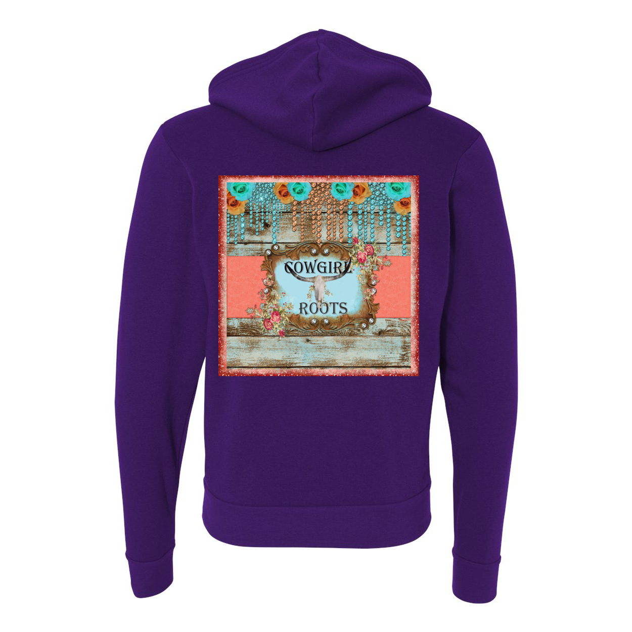 Cowgirl Roots™ Cowgirl Roots, Zip-Up Front Pocket Hooded Sweatshirts