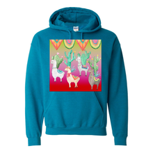 Load image into Gallery viewer, Llama Desert Pull Over Front Pocket Hoodies
