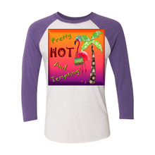 Load image into Gallery viewer, Pretty Hot And Tempting Three Quarter 3/4 Sleeve Raglan T Shirts
