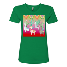 Load image into Gallery viewer, Desert Llama Boyfriend Cotton T Shirts
