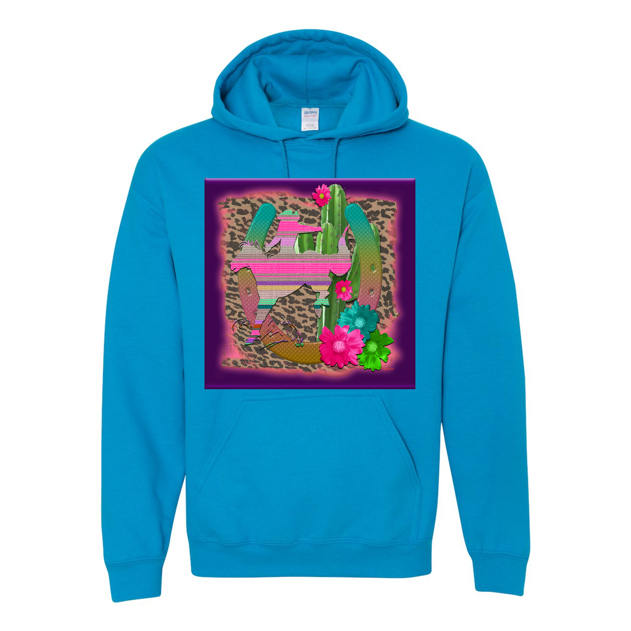 Cowgirl Roots™ Desert Bronc Dreams, Pull Over Front Pocket Hoodies