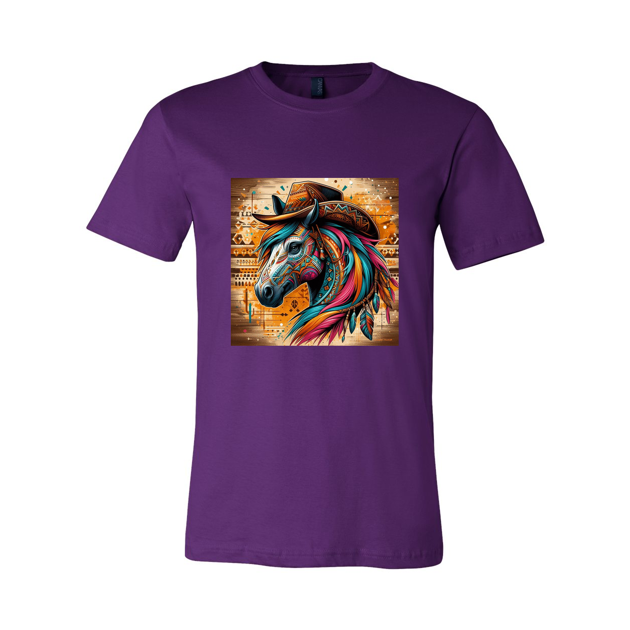 Cowboy Gus Tribal Horse T Shirts