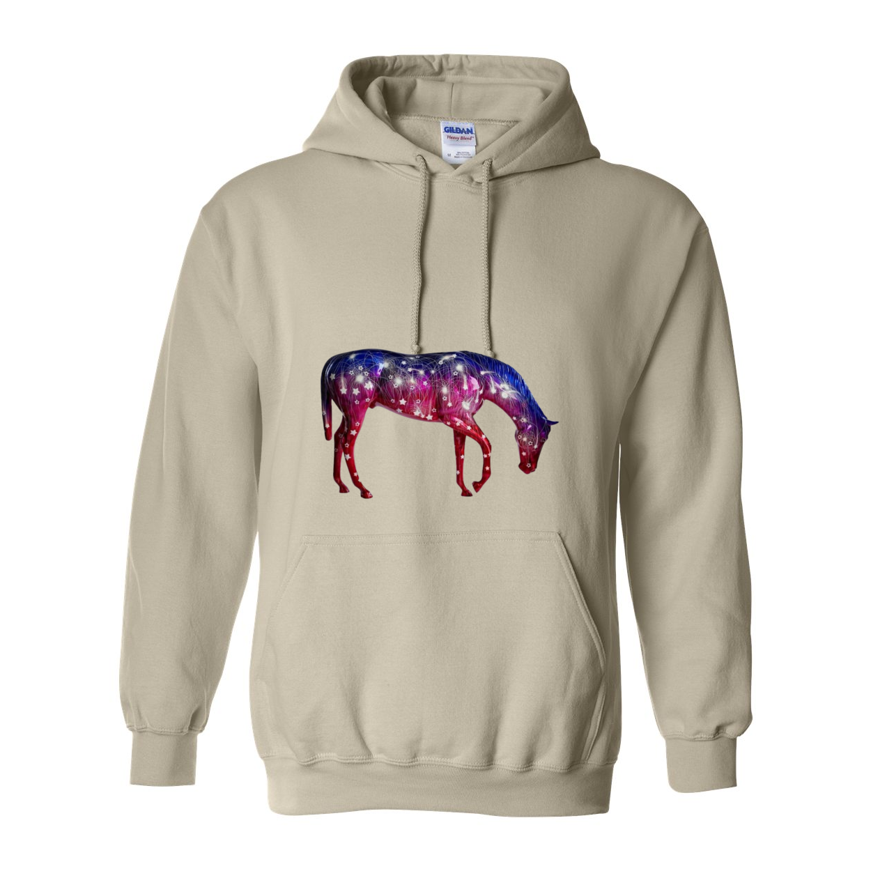 Cowgirl Roots™ Starlight Horse Pull Over Front Pocket Hoodies