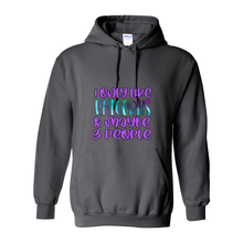 Load image into Gallery viewer, &quot;I Only Like Unicorns &amp; Maybe 3 People&quot; Front Pocket Pull Over Hoodie Sweatshirts
