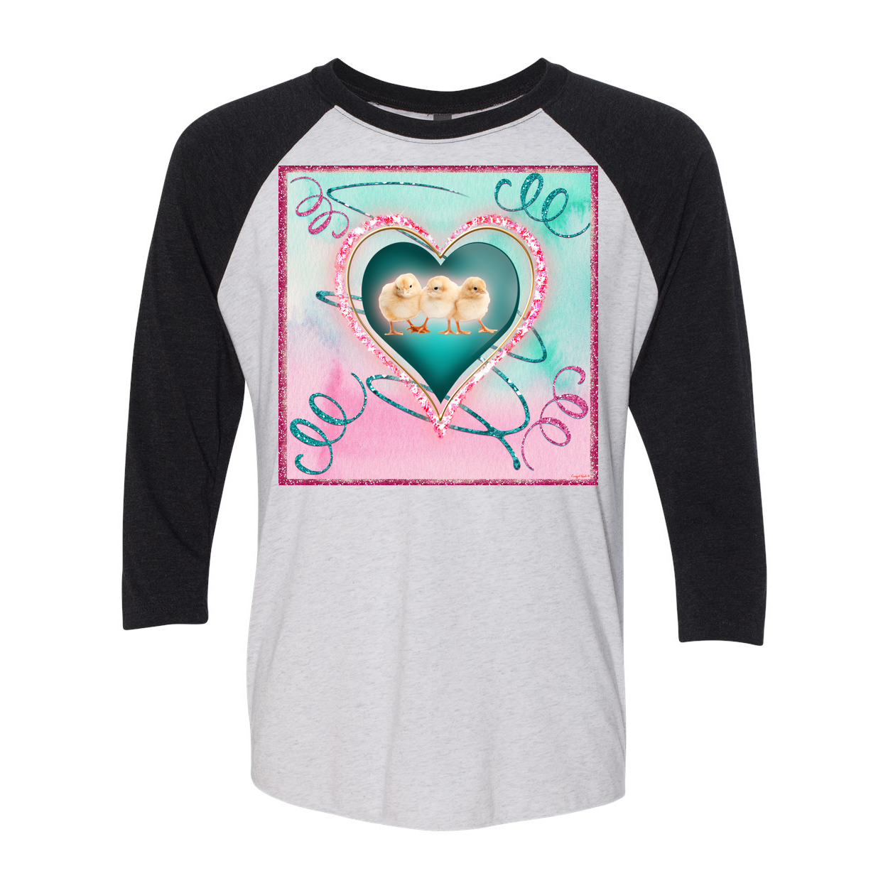 Cowgirl Roots™  Party Chic's 3/4 Sleeve T Shirt