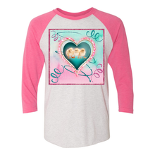 Load image into Gallery viewer, Party Chic&#39;s Three Quarter 3/4 Sleeve Raglan T Shirts
