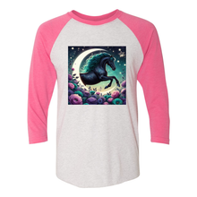 Load image into Gallery viewer, Dancing Filly 3 4 Sleeve Raglan T Shirts
