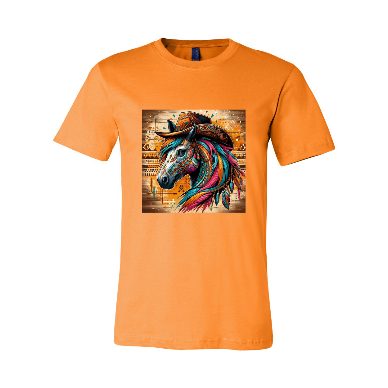 Cowboy Gus Tribal Horse T Shirts