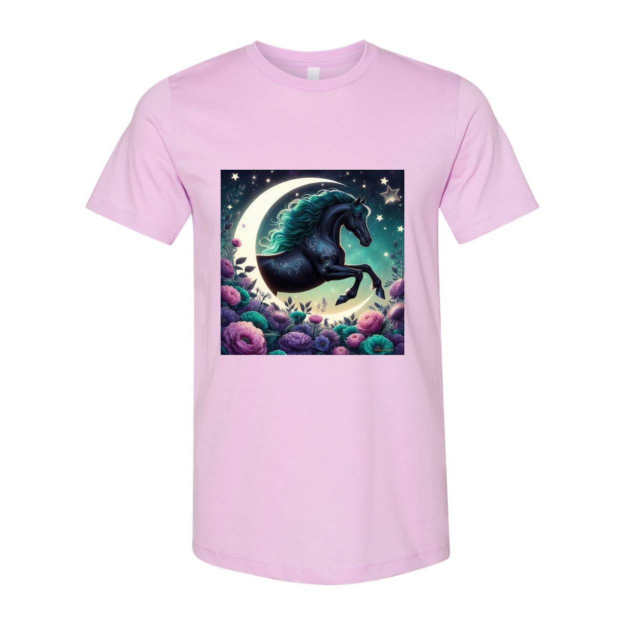 Moon Flowers Dancing Filly T Shirts