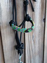 Load image into Gallery viewer, Cactus Cutie Hand Beaded Rope Halter with Lead Rope For Horse and Pony
