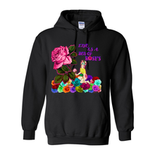 Load image into Gallery viewer, Life Is A Bed Of Roses Pull Over Front Pocket Hoodies
