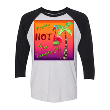 Load image into Gallery viewer, Pretty Hot And Tempting Three Quarter 3/4 Sleeve Raglan T Shirts

