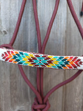 Load image into Gallery viewer, Tribal Love Beaded Rope Horse and Pony Halters with Lead
