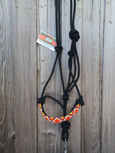 Load image into Gallery viewer, Tribal Diamond Beaded Rope Horse and Pony Halters with Lead
