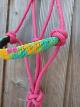 Load image into Gallery viewer, Daphne&#39;s Mystery Machine Hand Beaded Rope Halter with Lead Rope For Horse and Pony
