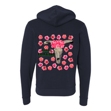 Load image into Gallery viewer, Rowdy Cowgirl Full-Zip Up Hooded Sweatshirts with Pockets
