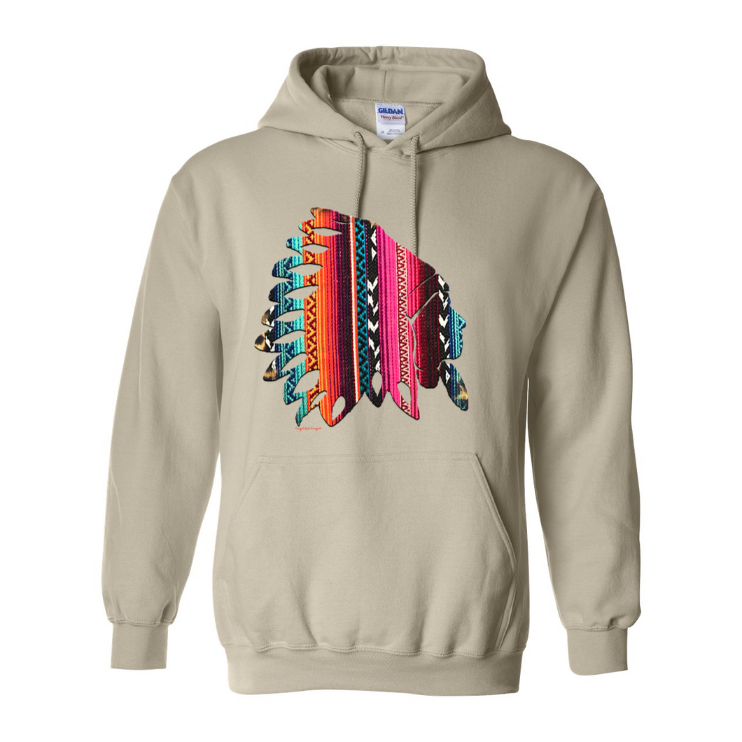 Cowgirl Roots™  The Chief Pull Over Front Pocket Hoodies