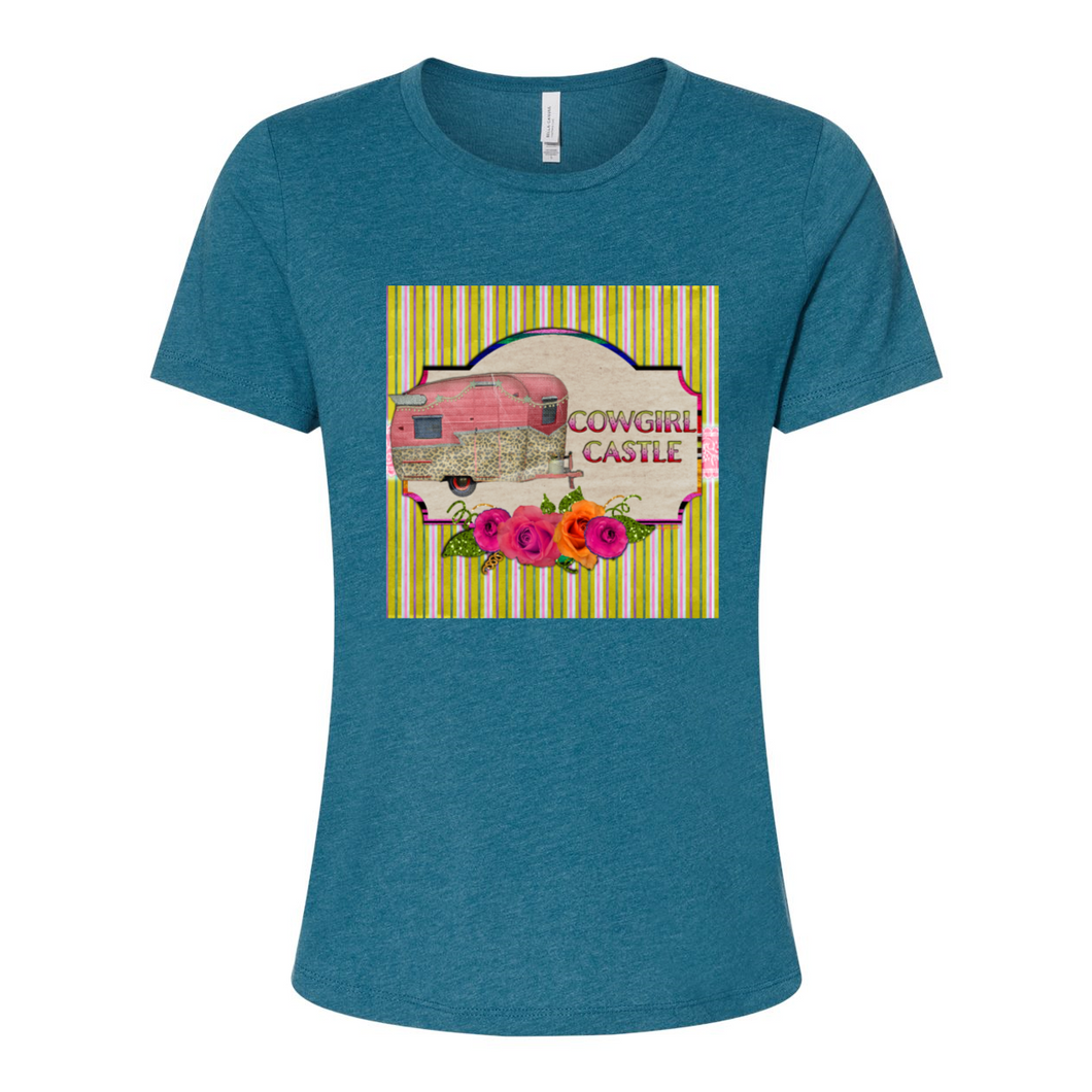 Cowgirl Castle Classic Relaxed Fit Heather T Shirts