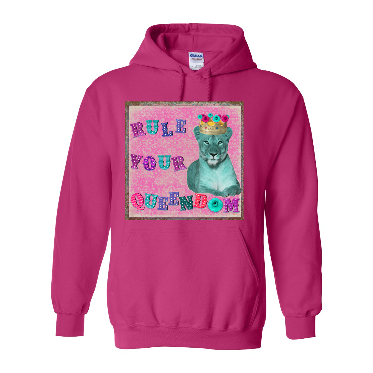 Cowgirl Roots™ Rule Your Queendom, Pull Over Front Pocket Hoodies