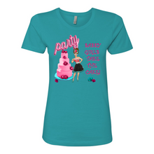 Load image into Gallery viewer, Sassy Girl&#39;s Take the Cake Boyfriend T Shirts
