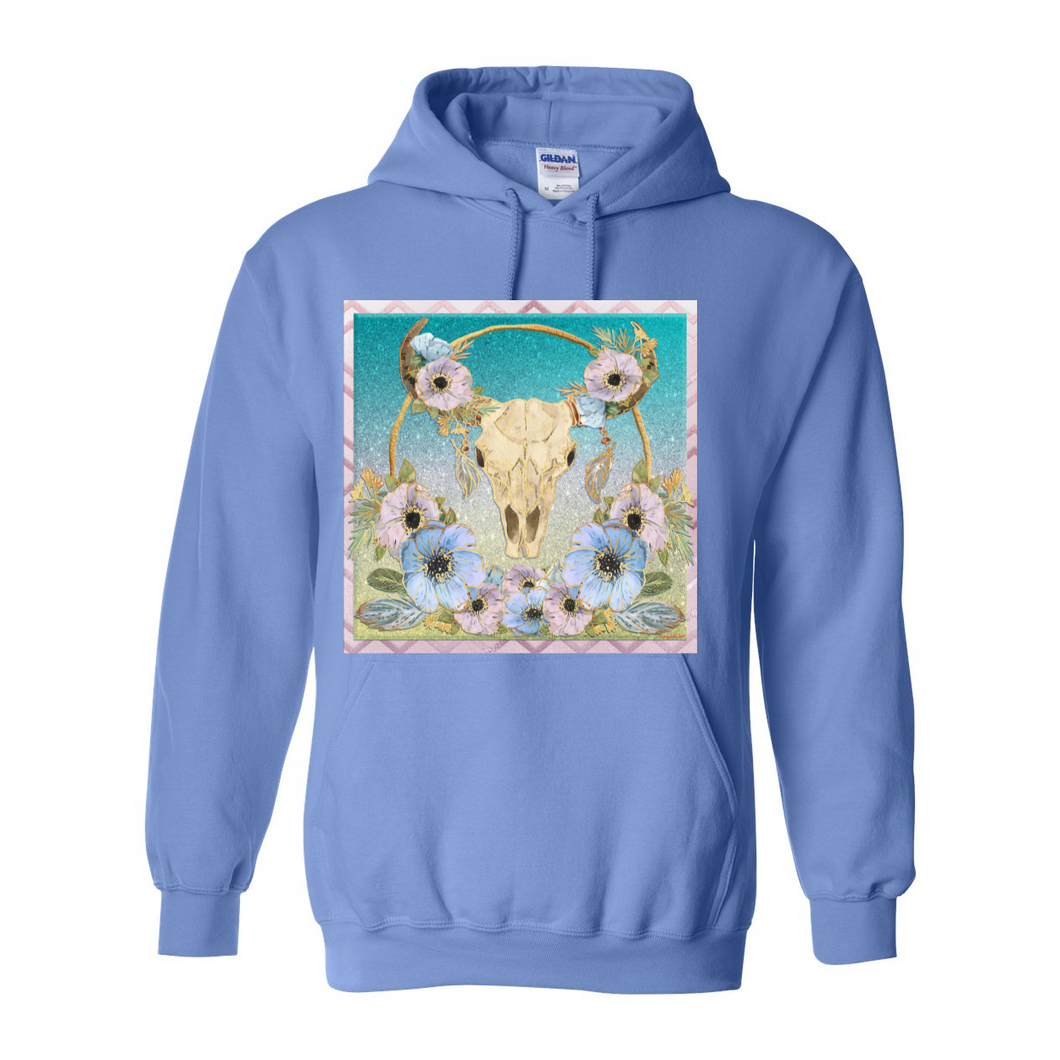 Cowgirl Roots™ Bohemian Rhapsody, Pull Over Front Pocket Hoodies