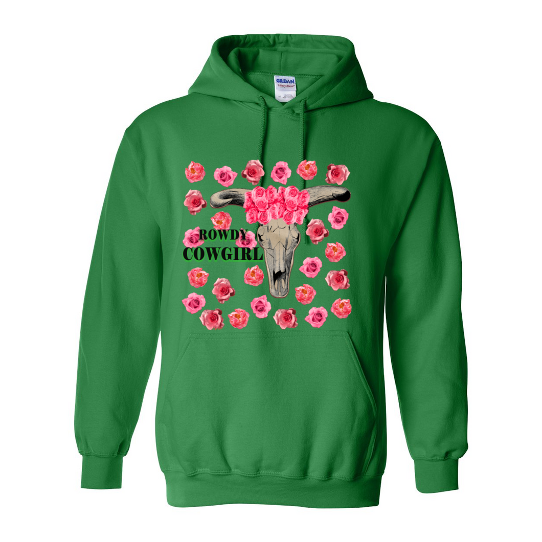 Rowdy Cowgirl Pull Over Front Pocket Hoodies