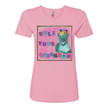 Load image into Gallery viewer, Rule Your Queendom Boyfriend Cotton T Shirts
