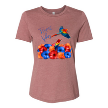Load image into Gallery viewer, Tropic Vibes Heather Colored Relaxed Fit T Shirts
