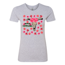 Load image into Gallery viewer, Rowdy Cowgirl Boyfriend Cotton T Shirts
