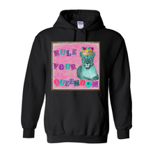 Load image into Gallery viewer, Rule Your Queendom Pull Over Front Pocket Hoodies
