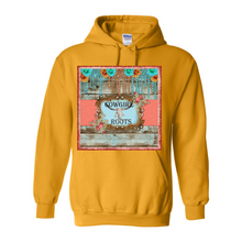 Load image into Gallery viewer, Cowgirl Roots Steer Head and Roses Logo Pull Over Front Pocket Hoodies
