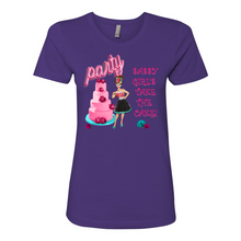Load image into Gallery viewer, Sassy Girl&#39;s Take the Cake Boyfriend T Shirts
