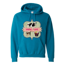 Load image into Gallery viewer, Farm Life Pull Over Front Pocket Hoodies
