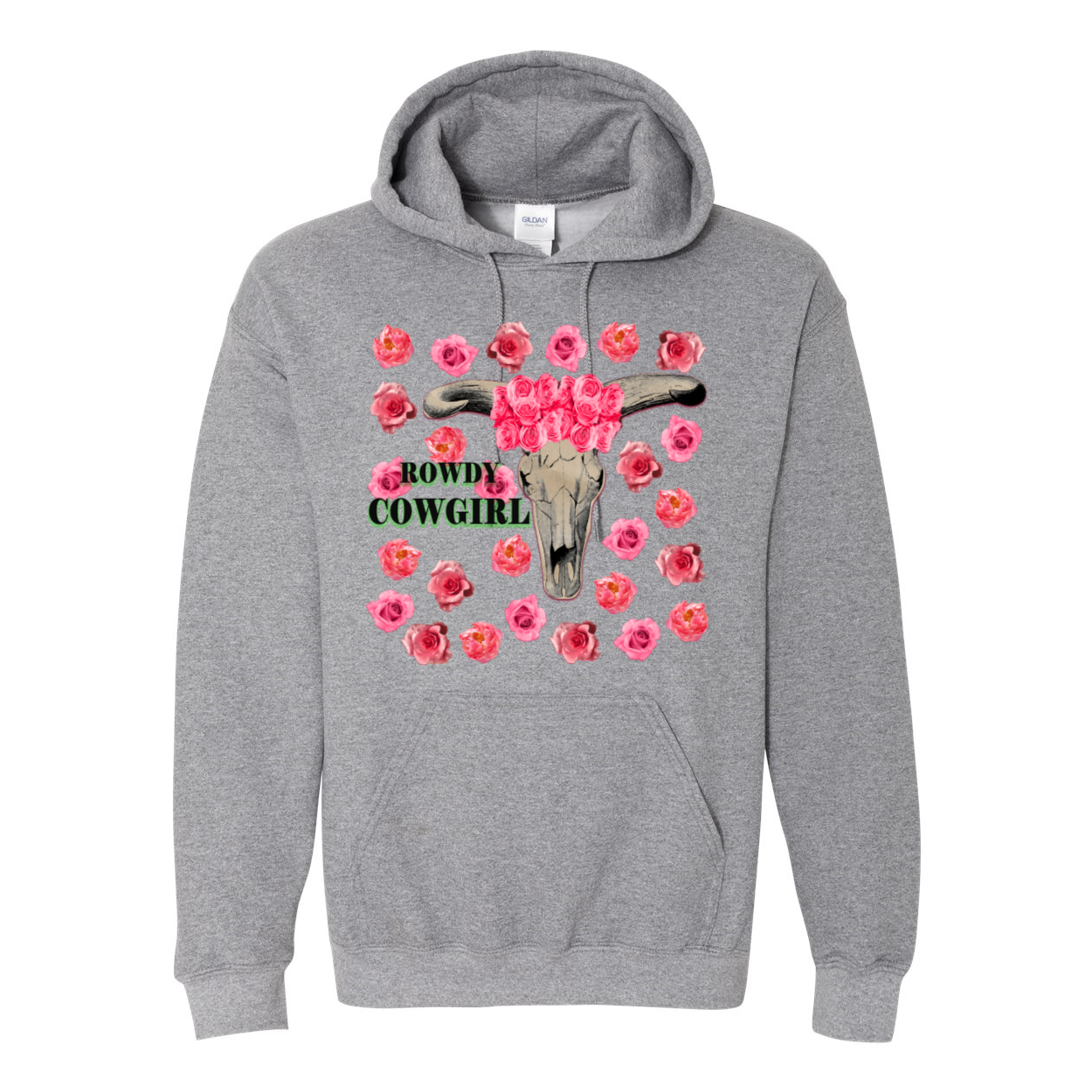 Cowgirl Roots™ Rowdy Cowgirl Pull Over Front Pocket Hoodies