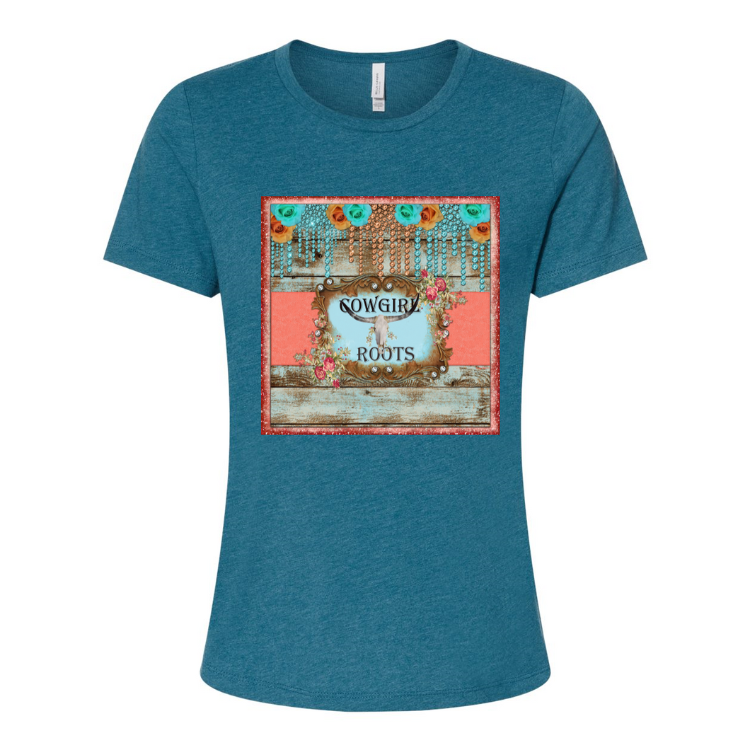 Cowgirl Roots Relaxed Fit Cotton T Shirts
