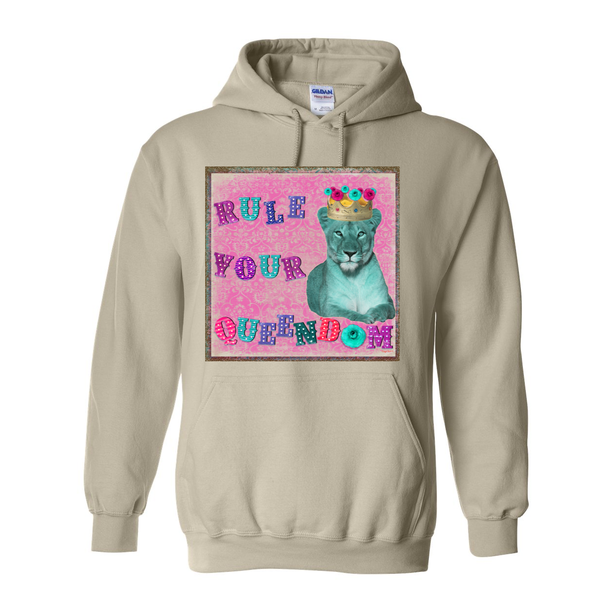 Cowgirl Roots™ Rule Your Queendom, Pull Over Front Pocket Hoodies