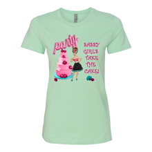 Load image into Gallery viewer, Sassy Girl&#39;s Take the Cake Boyfriend T Shirts
