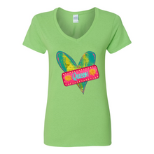 Load image into Gallery viewer, The Queen V Neck Cotton T Shirts
